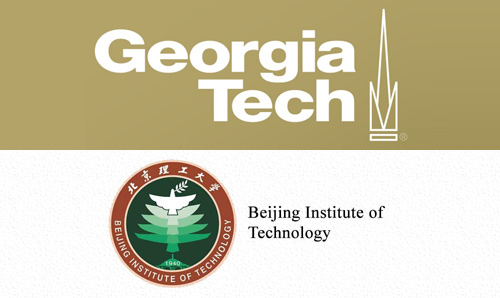 A composite image of the Georgia Institute of Technology and Beijing Institute of Technology logos.
